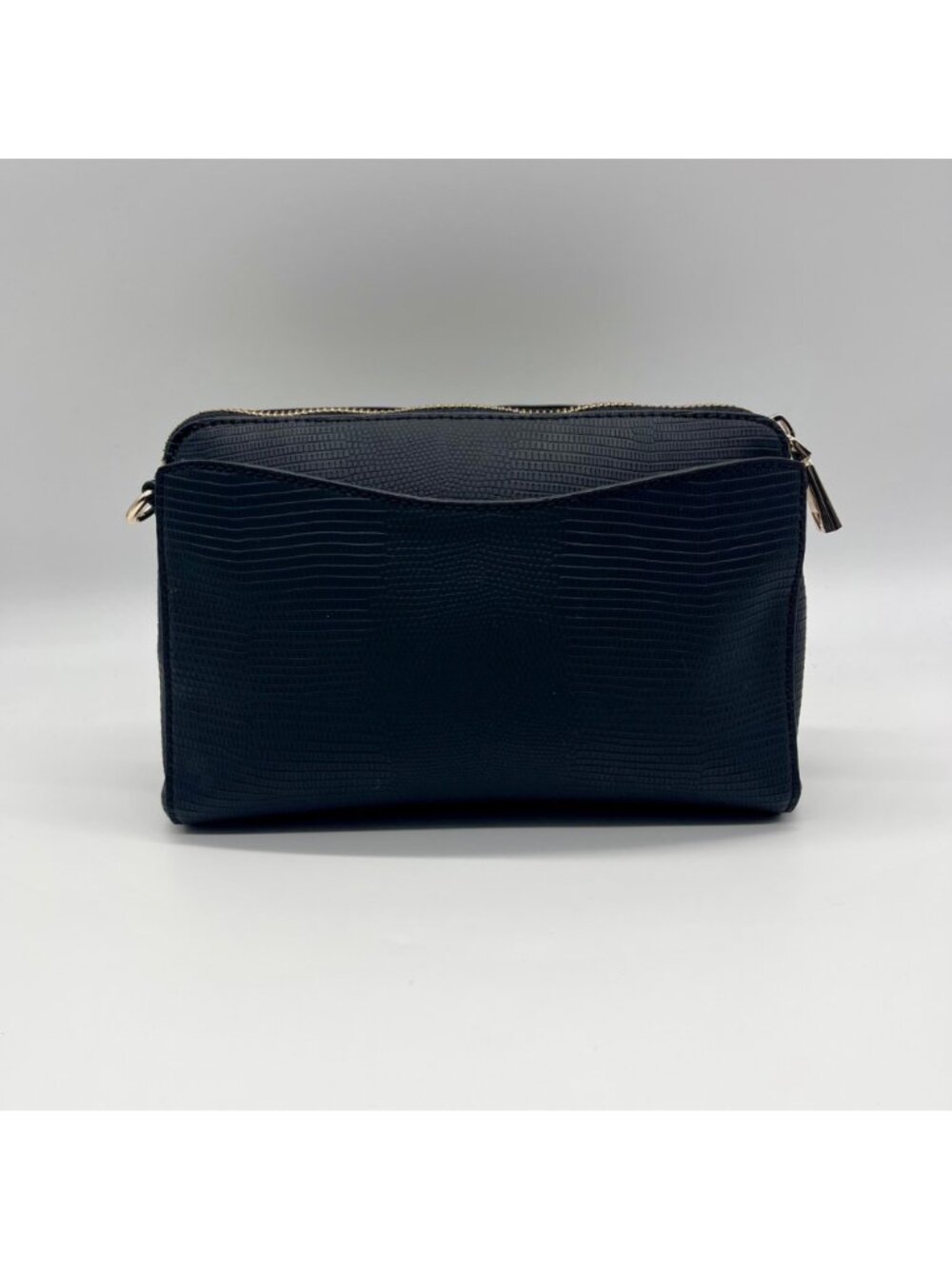 Guess Black Triple Compartment Leather Crossbody Bag - Picture 2 of 12